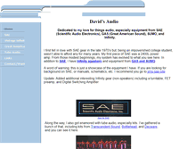 Tablet Screenshot of davidsaudio.com